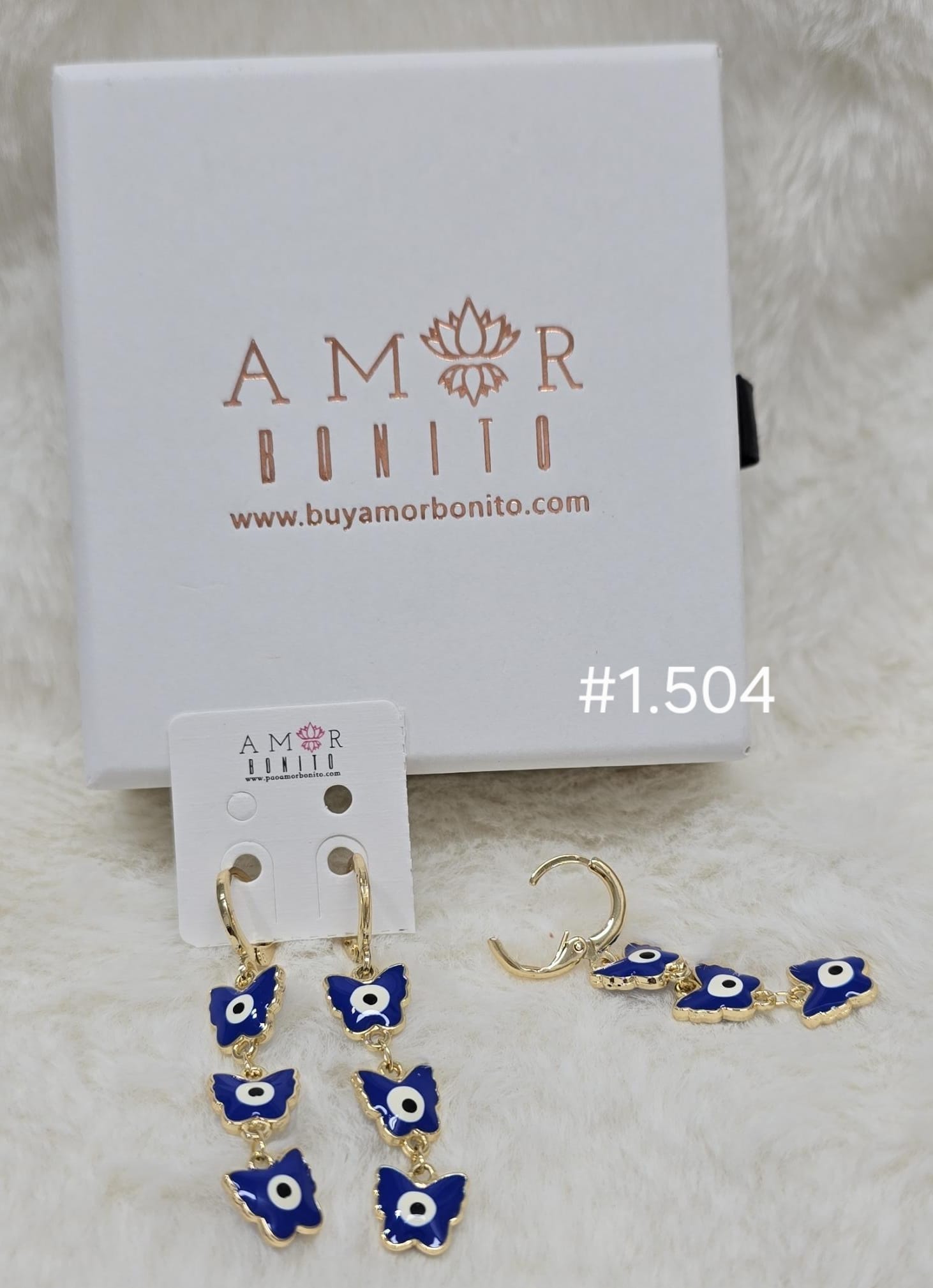 ARETE COLGANTE ABRE CAMINOS 3 OJOS #1.504